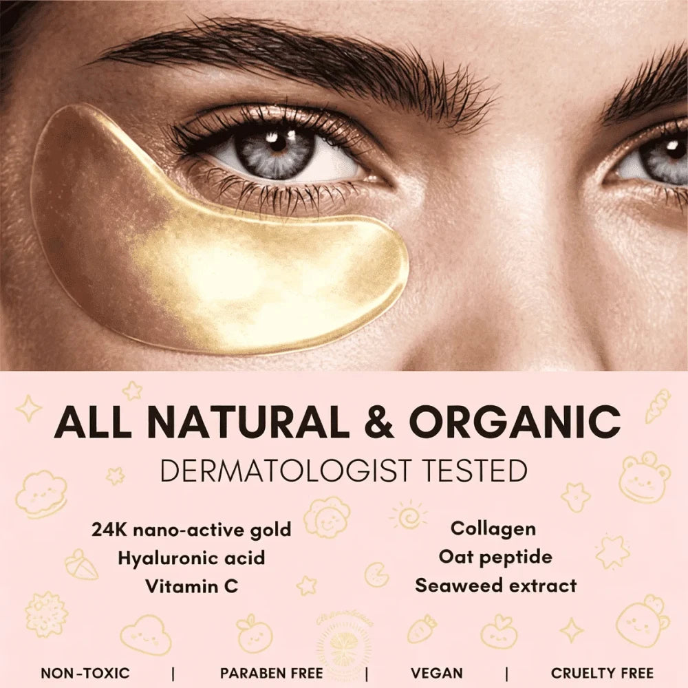 Gold Infused Collagen Eye Mask