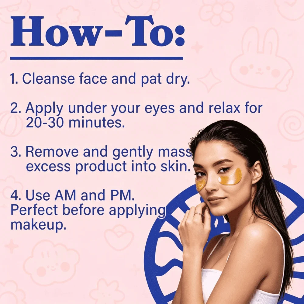 Gold Infused Collagen Eye Mask