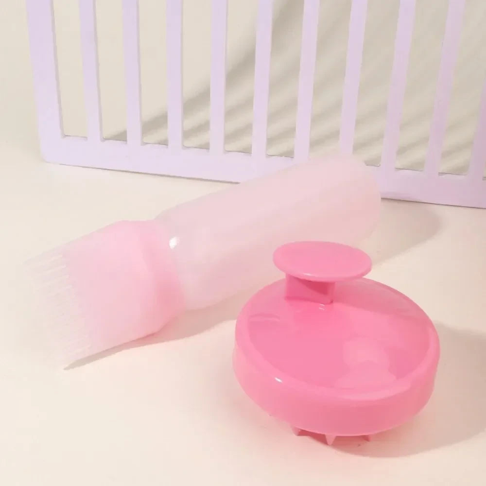 Silicone Scalp Massage Oil Applicator