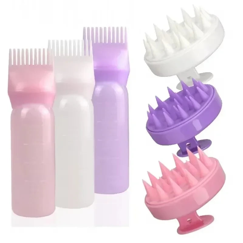 Silicone Scalp Massage Oil Applicator