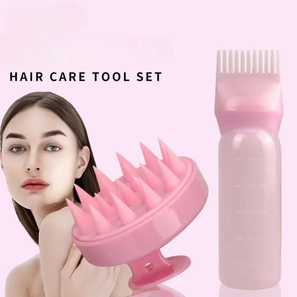 Silicone Scalp Massage Oil Applicator