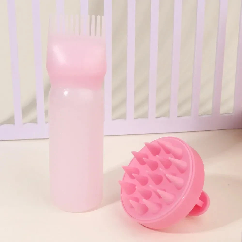 Silicone Scalp Massage Oil Applicator