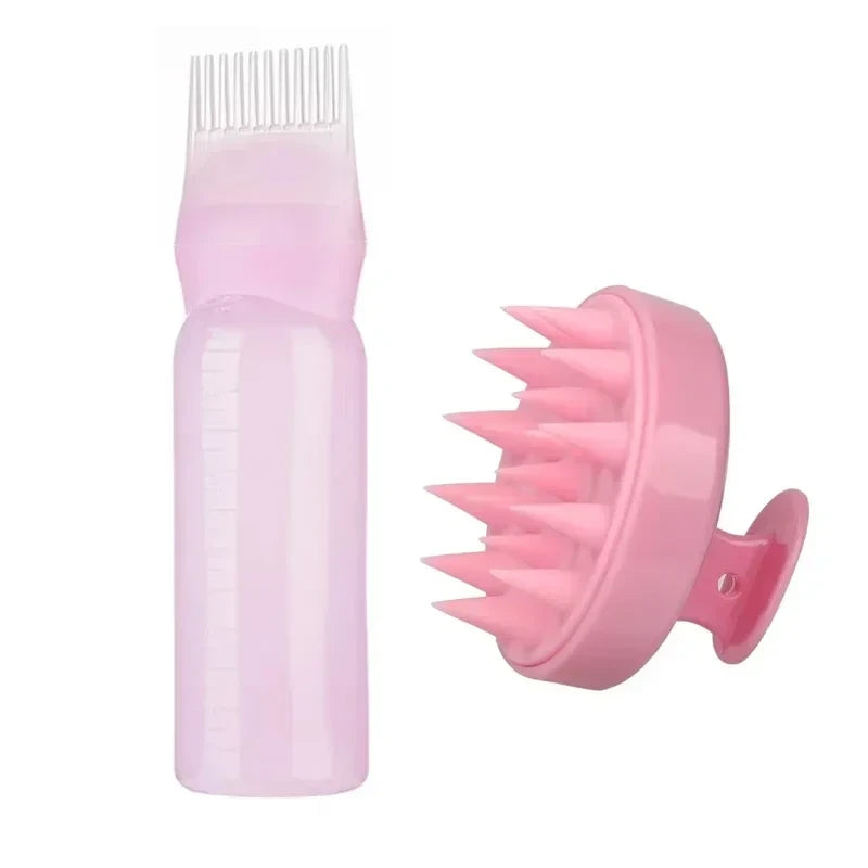 Silicone Scalp Massage Oil Applicator