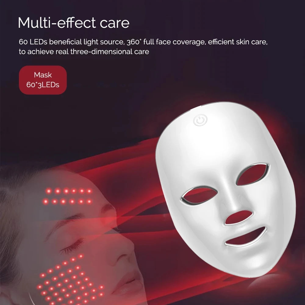 Rechargeable LED Photon Facial Mask