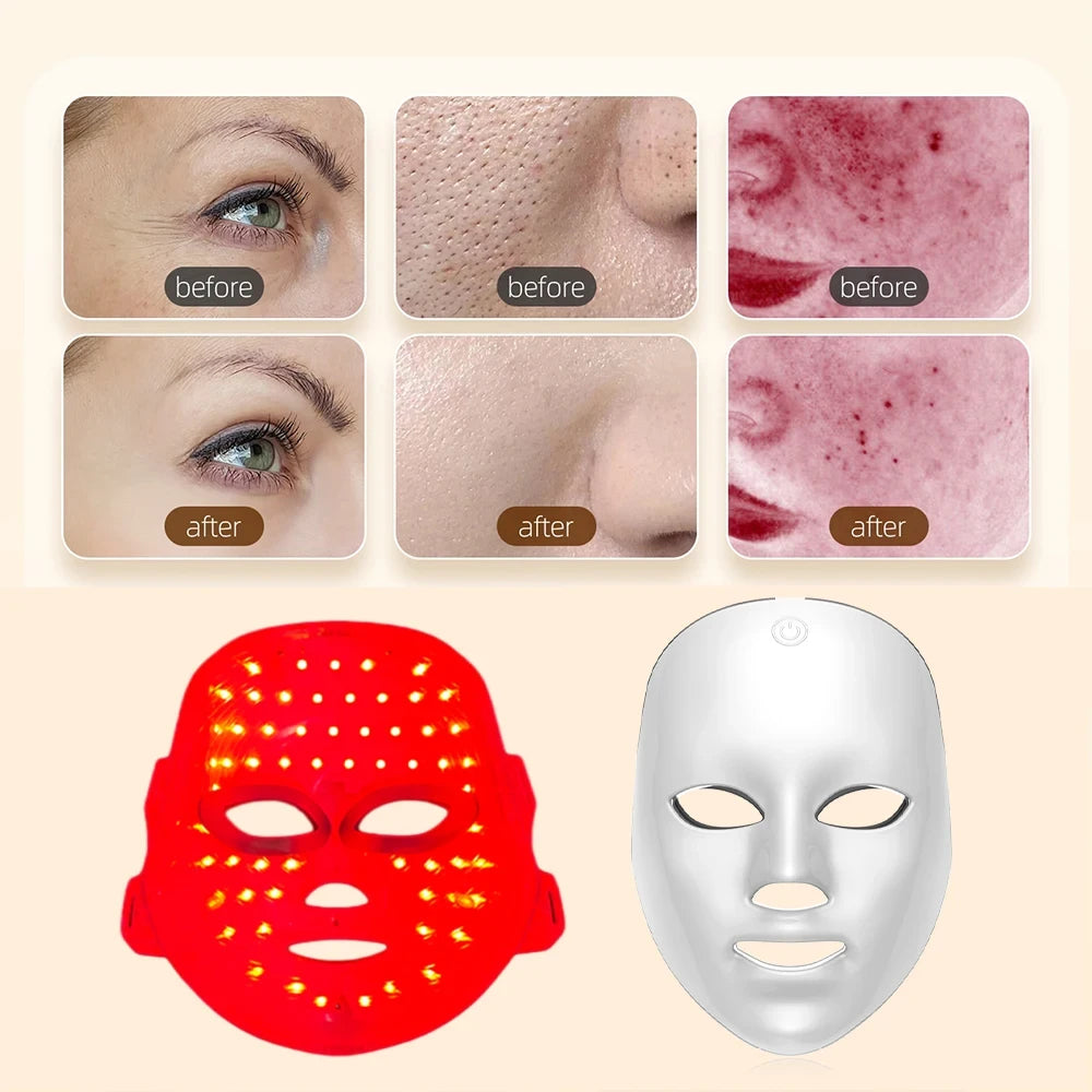 Rechargeable LED Photon Facial Mask